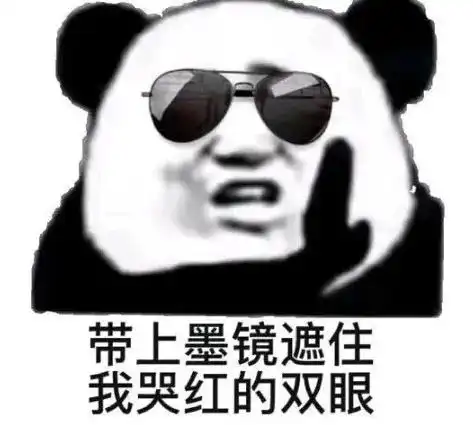  熊猫头表情包整天说早有用吗下次要说,我爱你