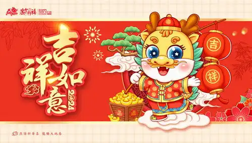 2024龙年卡通生肖春节龙 2024龙年卡通生肖春节龙