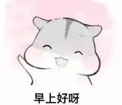  早上好卖萌表情包早呀