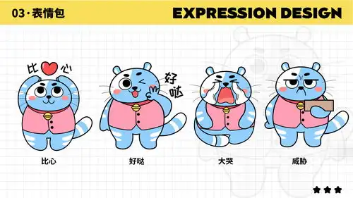  布鲁猫ip表情设计
