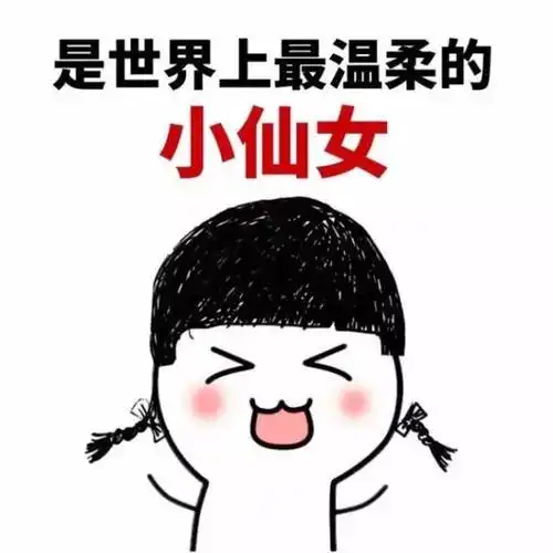 小仙女最美表情包开心笑