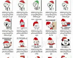  圣诞节白色小人绿帽子搞笑表情包下载圣诞节白色小人表情包高清无水印极光下载站