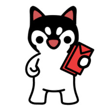  可爱调皮的彼得比雪橇犬qq表情包