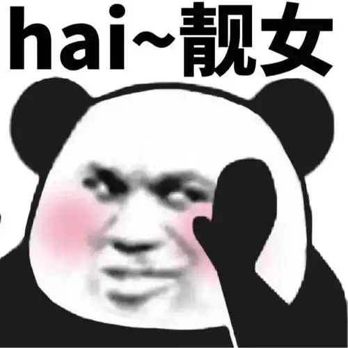  熊猫头表情包小哥哥带我纸醉金迷,送我玛莎拉蒂吧