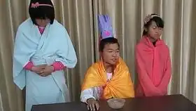  小学生巴啦啦能量变身炫酷表情一起摇摆