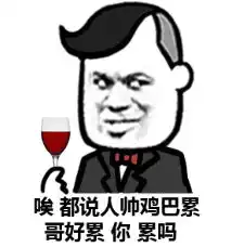  超装逼的表情包,我经常被自己帅哭了