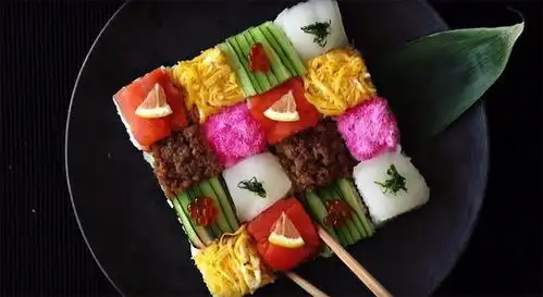  马赛克寿司,你吃过吗看着很有食欲