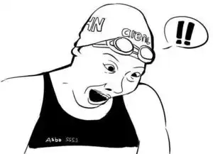  爆红的洪荒少女傅园慧惊喜表情包一览