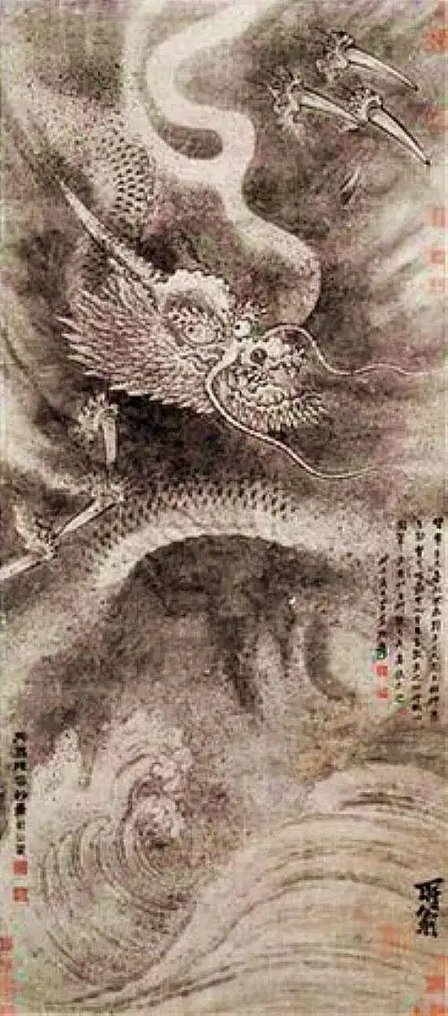  龙年快过去了,来看看国画中的龙