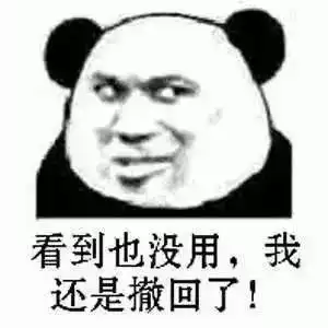  撤回表情系列,撤回也没用,我已经看到了
