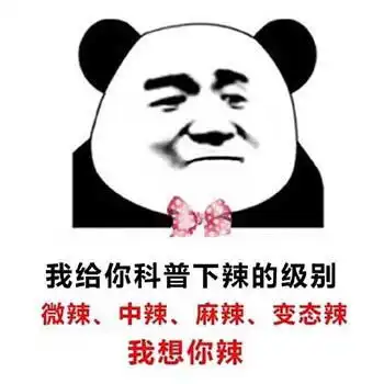  我想你辣熊猫头表情包