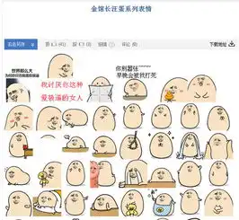 扭脖子表情包卡通