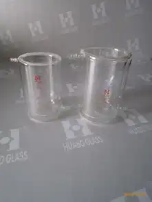 玻璃恒温测量杯 玻璃恒温测量杯