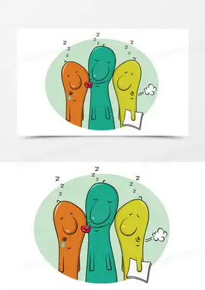瞌睡表情图片可爱