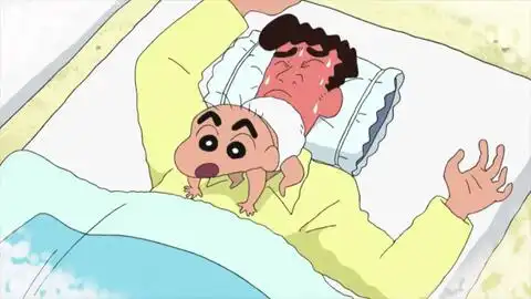 父亲节表情包蜡笔小新