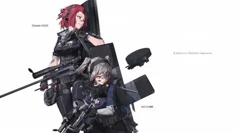  当少女走上前线,那肯定是建模师在后面疯狂输出