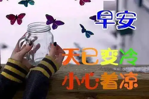  7张免打字聊天的早上好问候动画表情图片唯美冬日早安问候祝福动态图片表情精选