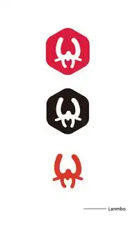  一组表情logo插画等套图