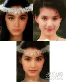  娱乐圈最美女明星ps合成完美脸型