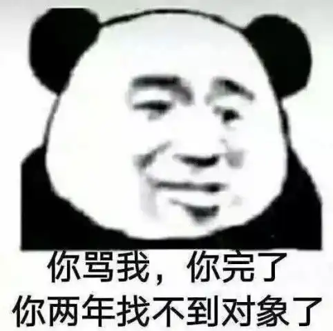 你以为我会怕你表情包