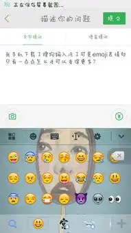  我手机下载了搜狗输入法了可是emoji表情却只有一点点怎么才可以变得更多