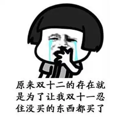  2020双十二的可爱搞笑购物剁手表情包买买买系列表情包