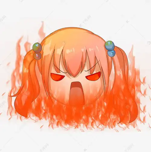  发火小女孩表情插画素材图片免费下载千库网