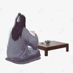  喝茶的老者素材图片免费下载千库网