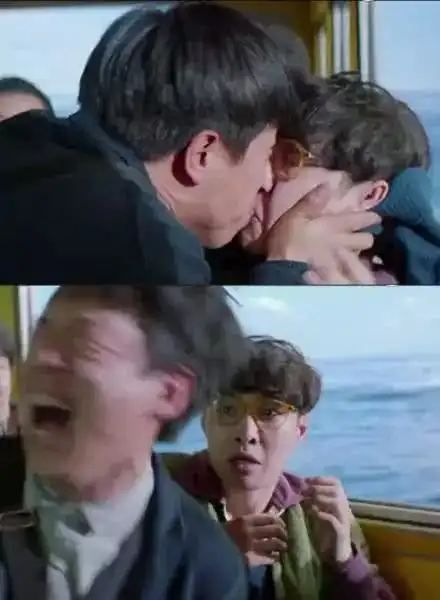  7位遭强吻的男星鹿晗嫌弃张艺兴懵圈他则被吓出表情包