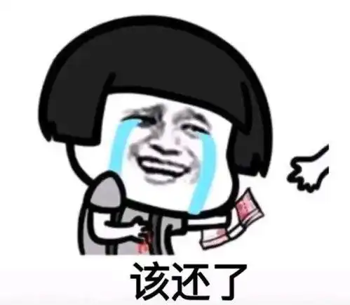  还钱表情包,叫人还钱不好意思说出口那就用表情包吧