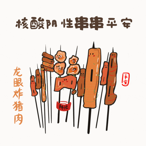  来斗图啊这套顺德美食春节疫情防控表情包请收好