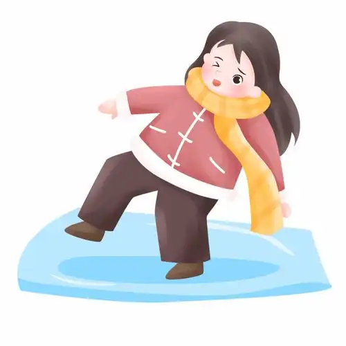 雪天滑倒表情包