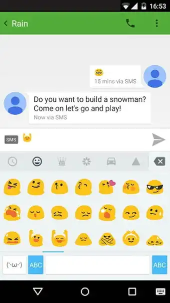不方便打字的话可以视频表情包键盘