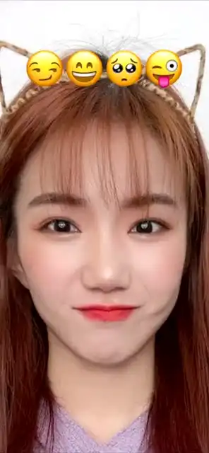  小姐姐快乐表情包