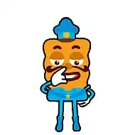  饼干警长好玩的动态表情
