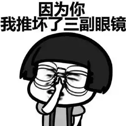 推眼镜表情包gif眼镜