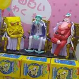  海绵宝宝版三大将出手办了派大犬神还原,最帅的还是它