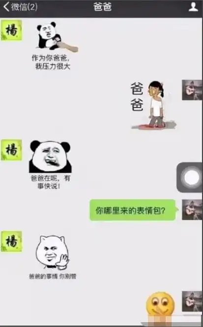  大学生晒和直男父亲的聊天记录,父爱如山倒,网友是亲生的