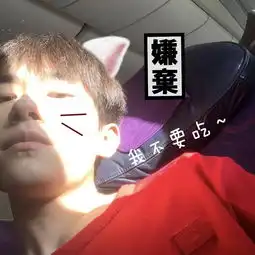  190613易烊千玺猫粮视角表情包不经意间露出原形的猫系千