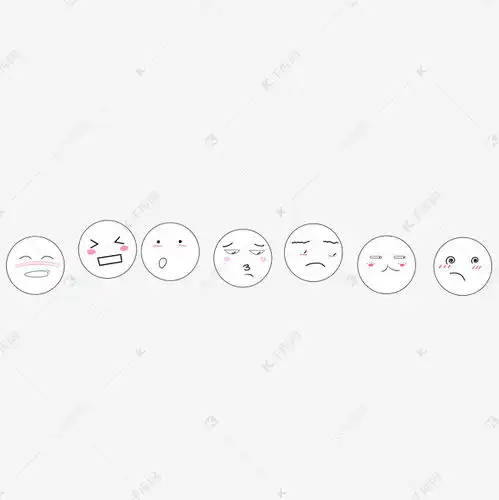  可爱的卡通表情分割线素材图片免费下载千库网