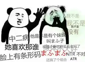熊猫写字表情包原图歌神