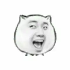  表情猥琐猫人脸系列表情无白底版