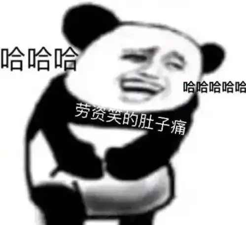  这边建议您多喝热水熊猫头表情包