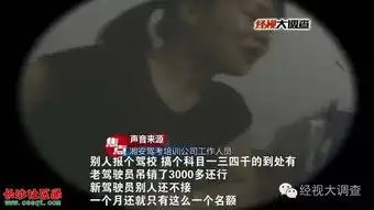  直击长沙驾考中心黄牛包过欺诈内幕