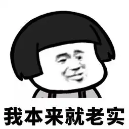  表情l你好,我叫老实人