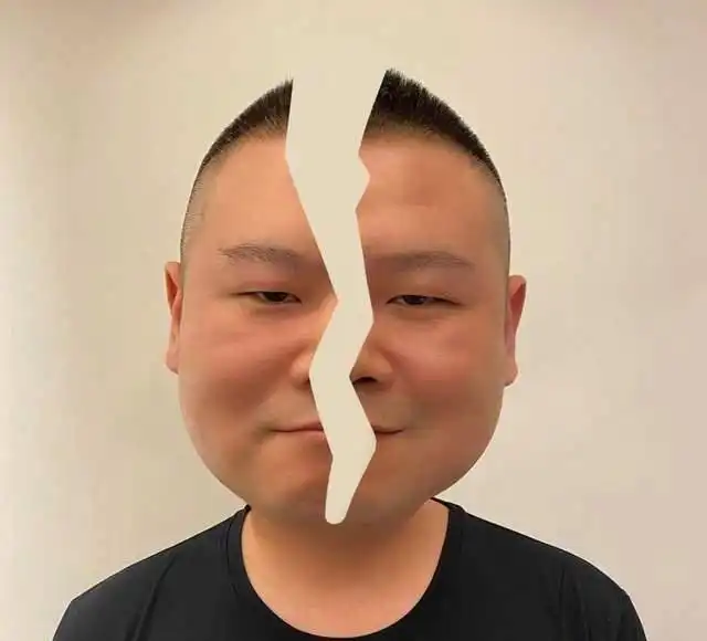 岳云鹏模仿新表情包,网友心灵手巧,修复裂开小岳岳画面搞笑 岳云鹏模仿新表情包,网友心灵手巧,修复裂开小岳岳画面搞笑