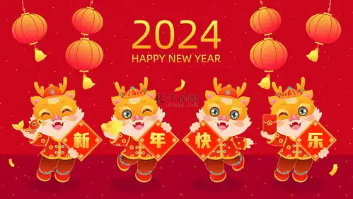 2024龙年小龙人春节新年拜年插画图片千库网 2024龙年小龙人春节新年拜年插画图片千库网