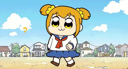  pop子和pipi美的日常gif动态表情包
