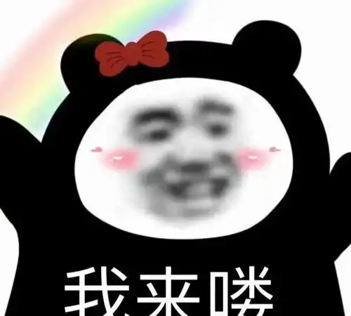  熊猫头表情包为爱下过乡,为情插过秧