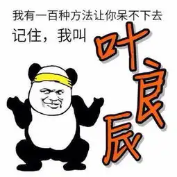  叶良辰表情包